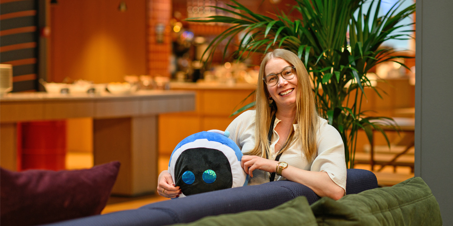 Housemarquen Facilities Manager Reetta Koivula.