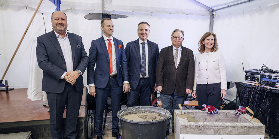 Signe Sponda Sponda lays foundation stone for its new Signe development at the ...