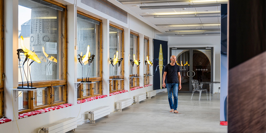 Stefan Lindforsin showroom